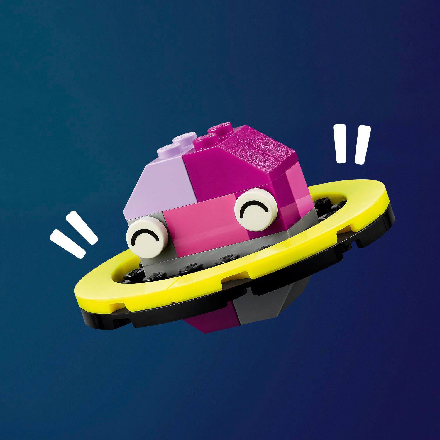 Alt View 13. LEGO - Classic Creative Space Planets Aliens and Rocket Ship Toy 11037.