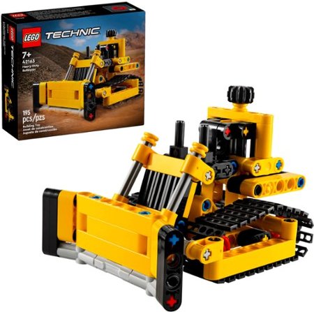 LEGO - Technic Heavy-Duty Bulldozer Building Set, Construction Toy 42163
