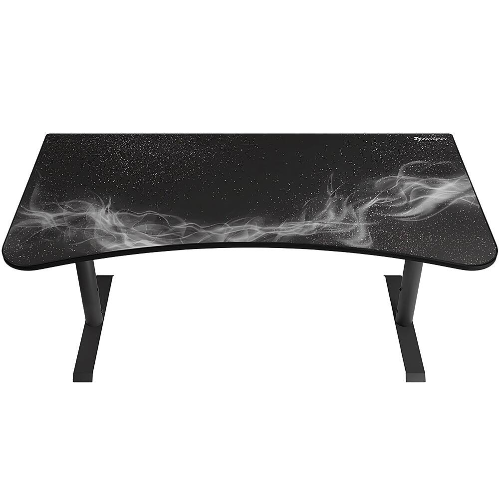 Arozzi Arena Ultrawide Curved Gaming Desk Gunmetal Galazy ARENANAGUNMGALAXY Open Box Best Buy