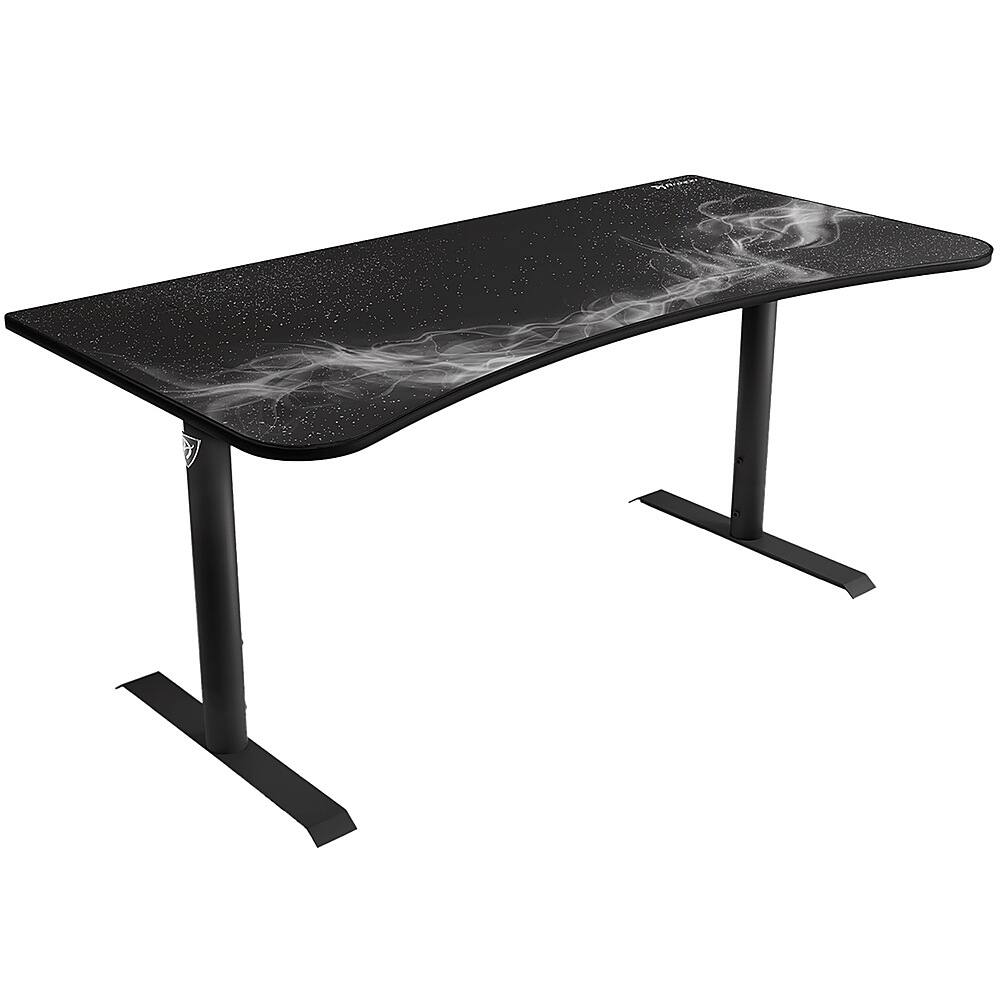 Arozzi Arena Ultrawide Curved Gaming Desk Gunmetal Galazy ARENANAGUNMGALAXY Open Box Best Buy