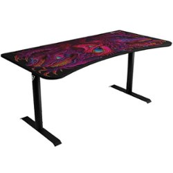 Arozzi - Arena Ultrawide Curved Gaming Desk - Crawling Chaos - Front_Zoom