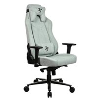 Arozzi - Vernazza Soft Fabric Gaming Chair - Pearl Green - Front_Zoom