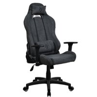 Arozzi - Torretta Soft Fabric Gaming Chair - Dark Grey - Front_Zoom