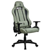 Arozzi - Torretta Supersoft Upholstery Fabric Gaming Chair - Forest - Front_Zoom