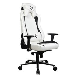 Arozzi - Vernazza Soft PU Gaming Chair - White - Front_Zoom