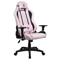 Arozzi - Torretta Supersoft Upholstery Fabric Gaming Chair - Pink - Front_Zoom