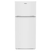 Whirlpool - 16.3 Cu. Ft. Top-Freezer Refrigerator with Flexi-Slide Bin - White - Front_Zoom