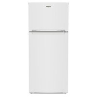 Whirlpool - 16.3 Cu. Ft. Top-Freezer Refrigerator with Flexi-Slide Bin - White - Front_Zoom