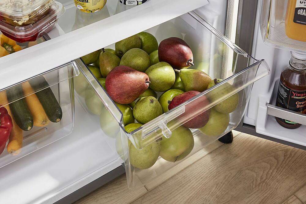 Alt View 11. Whirlpool - 16.3 Cu. Ft. Top-Freezer Refrigerator with Flexi-Slide Bin - White.