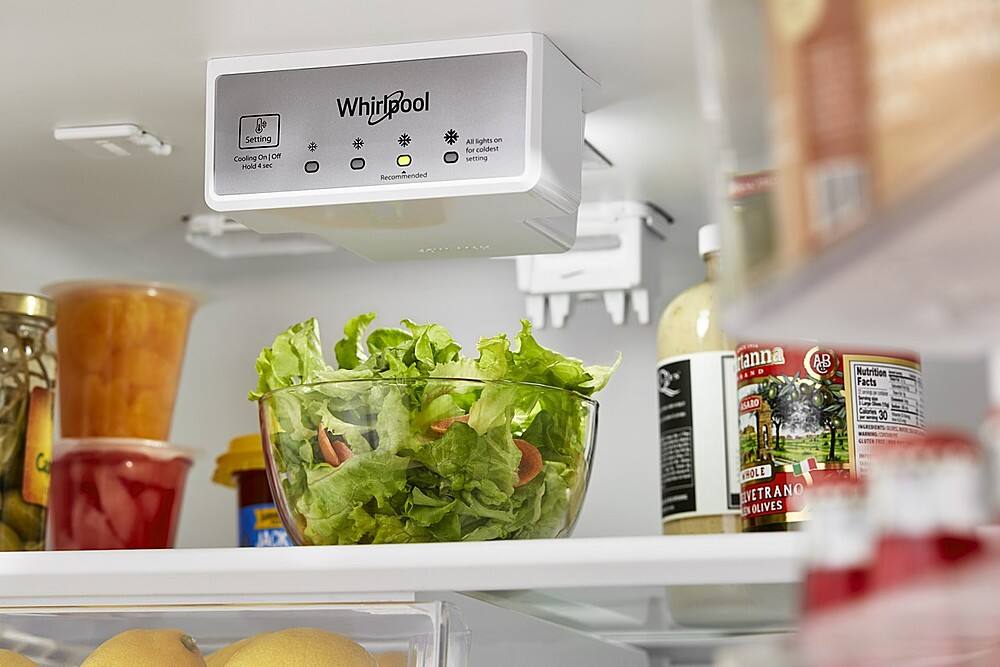 Alt View 14. Whirlpool - 16.3 Cu. Ft. Top-Freezer Refrigerator with Flexi-Slide Bin - White.