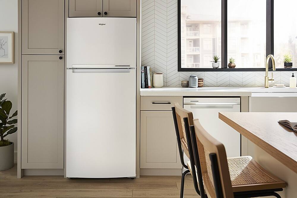Alt View 15. Whirlpool - 16.3 Cu. Ft. Top-Freezer Refrigerator with Flexi-Slide Bin - White.
