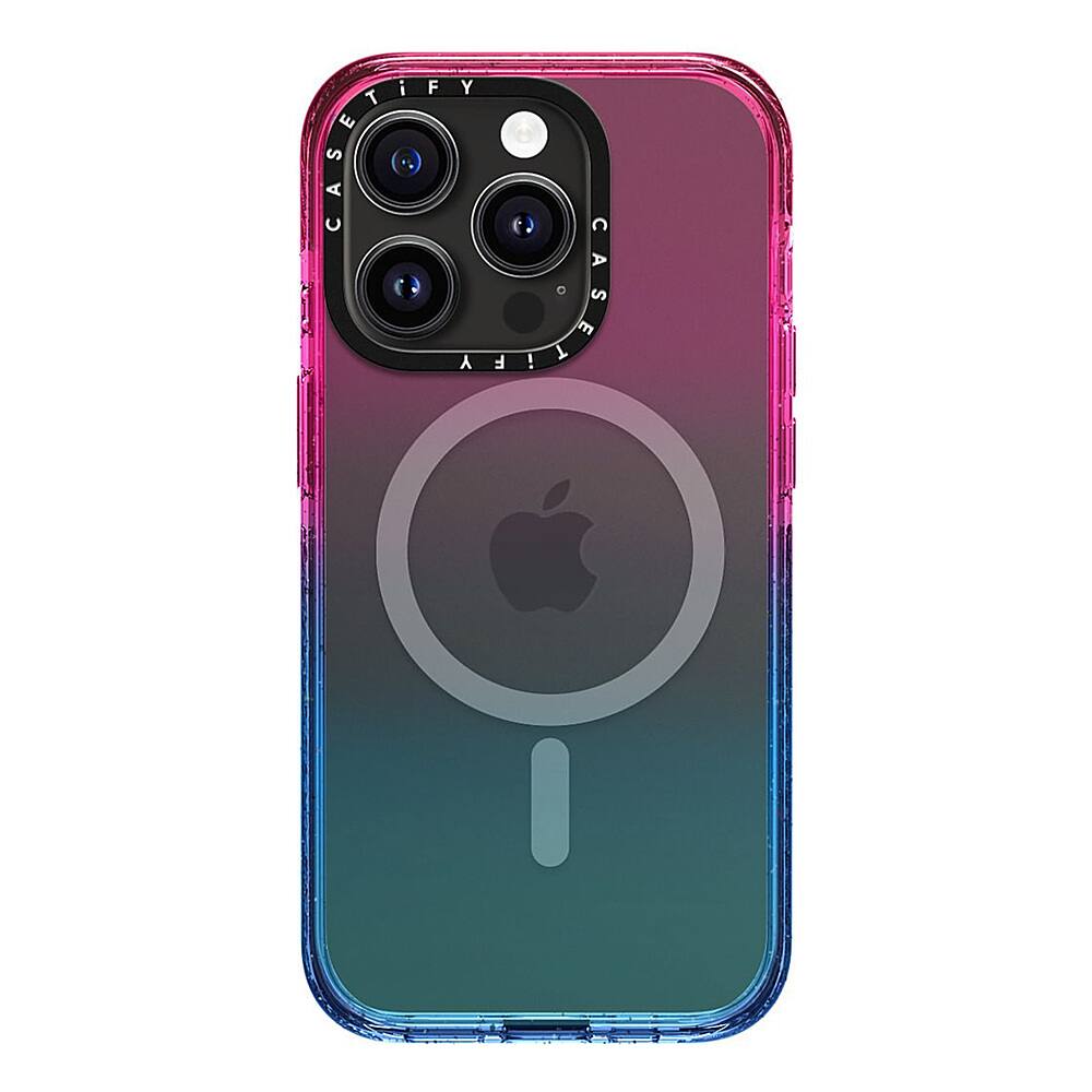 Alt View 3. CASETiFY - Impact Case with MagSafe for Apple iPhone 15 Pro - Cotton Candy.