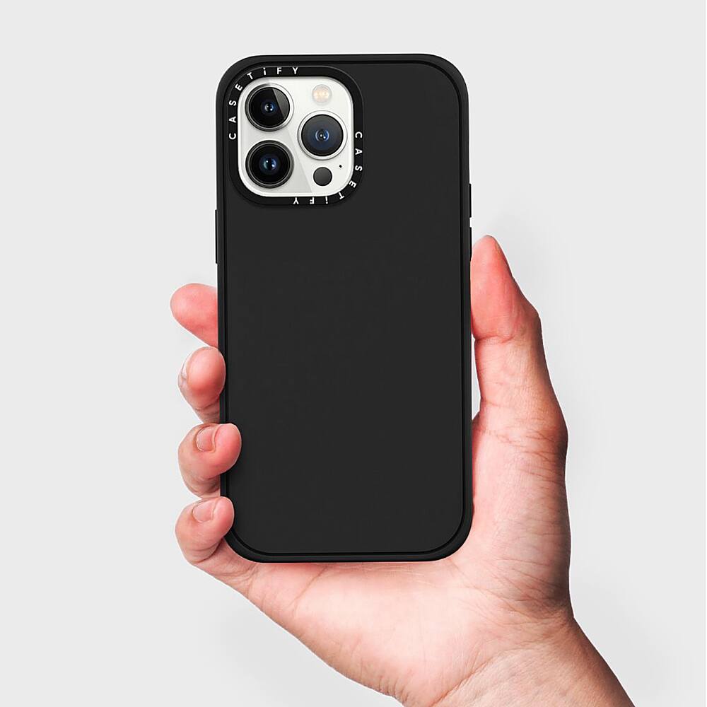 Alt View 13. CASETiFY - Impact Case with MagSafe for Apple iPhone 15 Pro Max - Matte Black.
