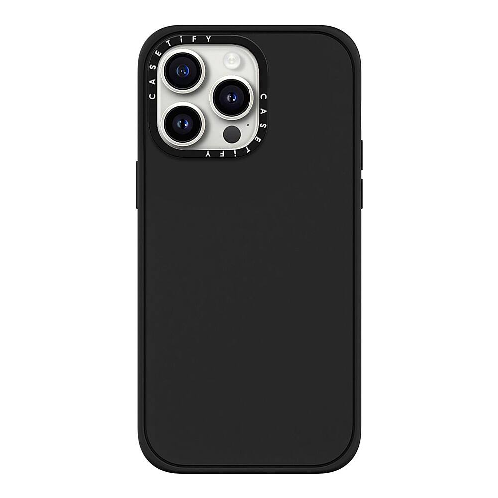 Alt View 2. CASETiFY - Impact Case with MagSafe for Apple iPhone 15 Pro Max - Matte Black.