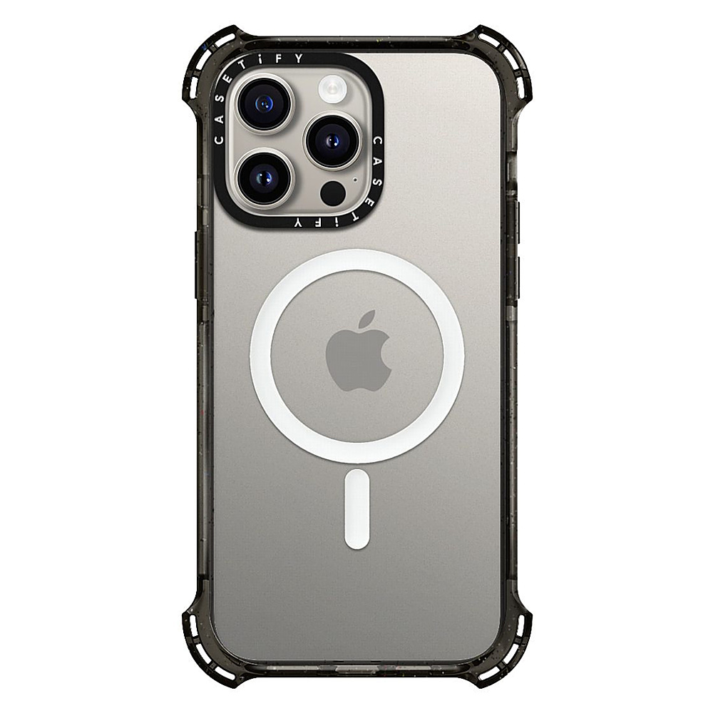 Black Clear MagSafe iPhone 15 Pro case