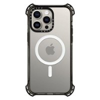 CASETiFY - Bounce Case with MagSafe for Apple iPhone 15 Pro Max - Clear/Black - Front_Zoom