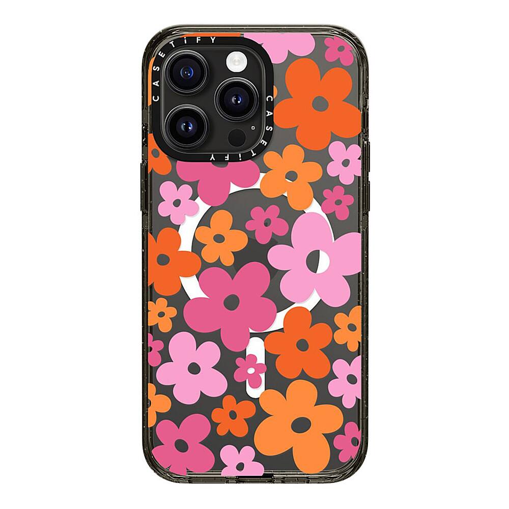 Alt View 3. CASETiFY - Impact Case with MagSafe for Apple iPhone 15 Pro Max - Abstract Florals.