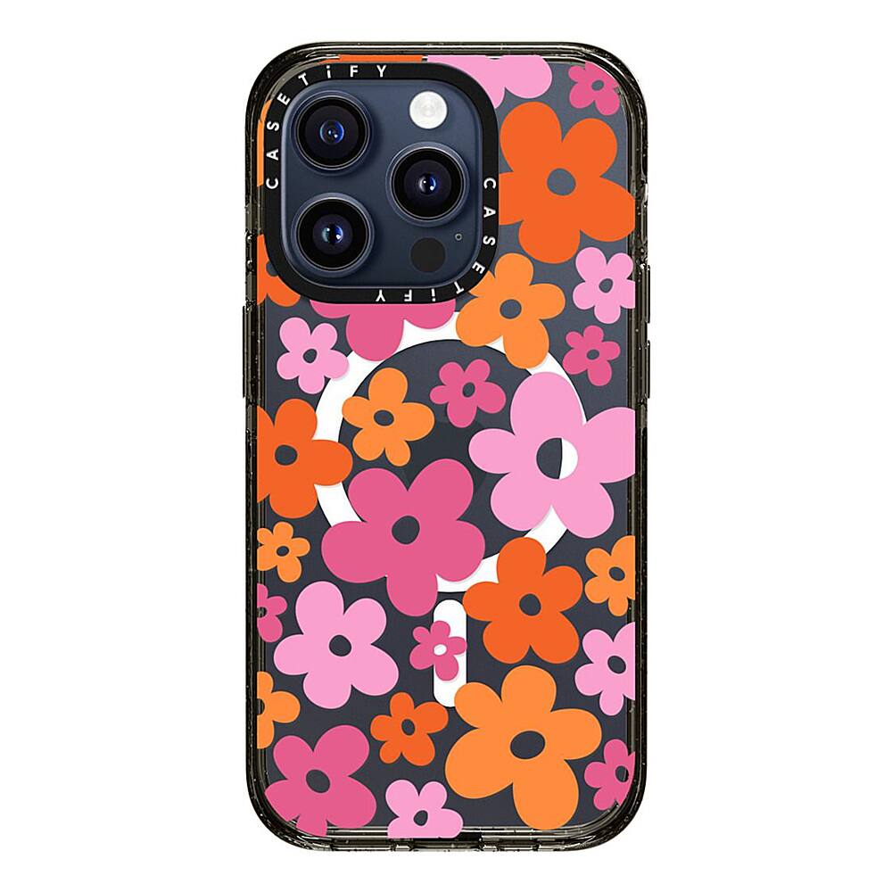 Alt View 1. CASETiFY - Impact Case with MagSafe for Apple iPhone 15 Pro - Abstract Florals.