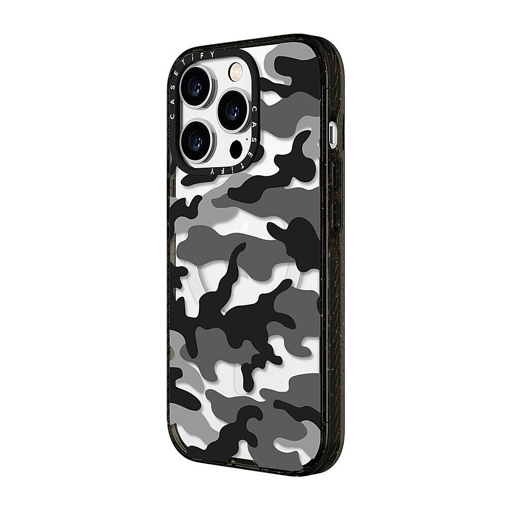 Alt View 11. CASETiFY - Impact Case with MagSafe for Apple iPhone 15 Pro Max - Black Camo.
