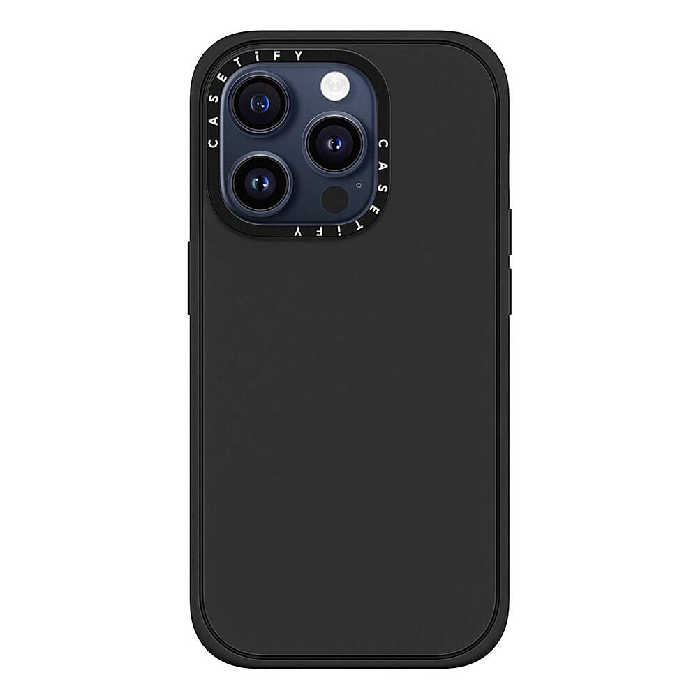 Alt View 1. CASETiFY - Impact Case with MagSafe for Apple iPhone 15 Pro - Matte Black.
