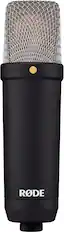 Front. RØDE - NT1 Signature Series Studio Condenser Microphone - Black.