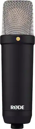 Front. RØDE - NT1 Signature Series Studio Condenser Microphone - Black.