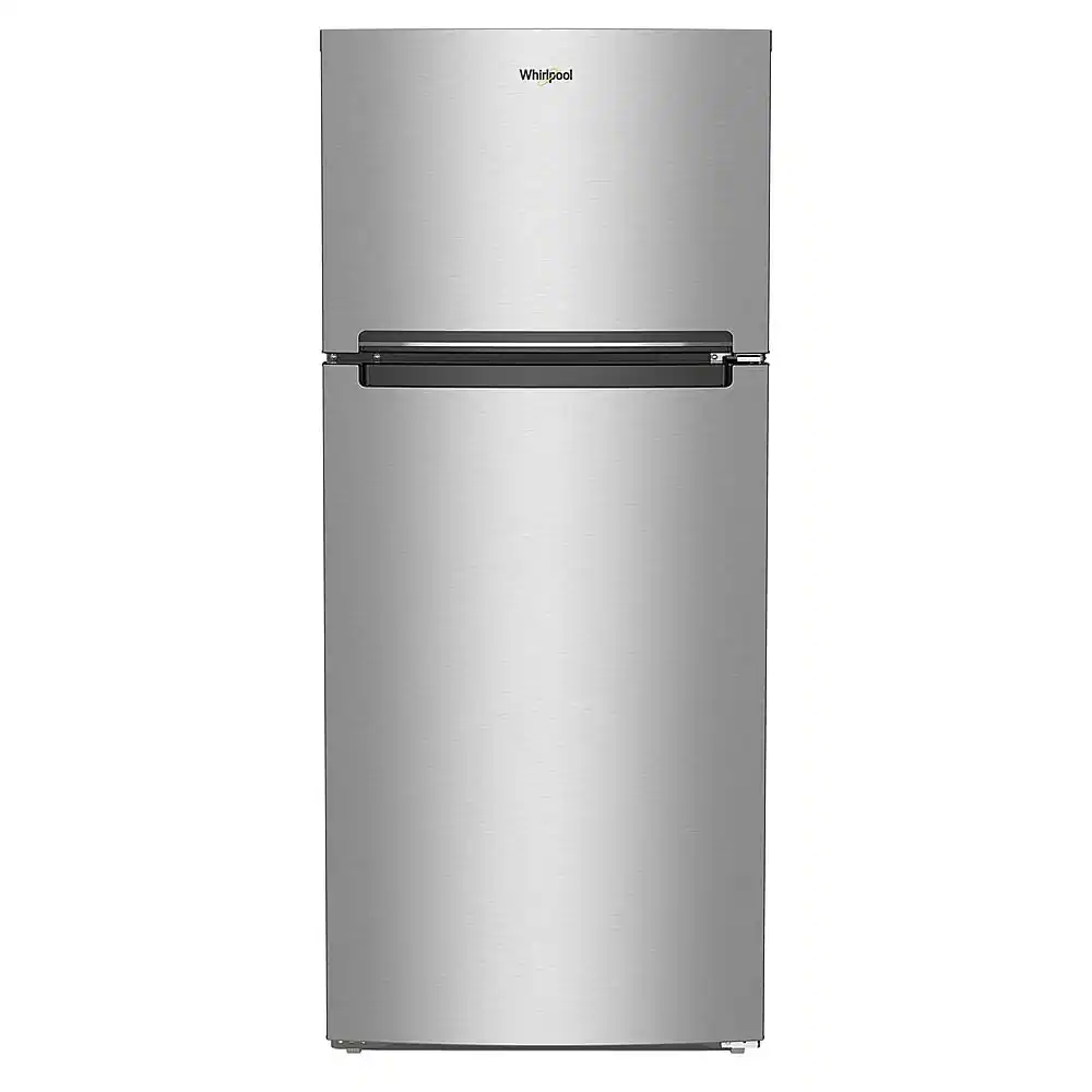 Whirlpool - 16.3 Cu. Ft. Top-Freezer Refrigerator with Flexi-Slide Bin - Stainless Steel