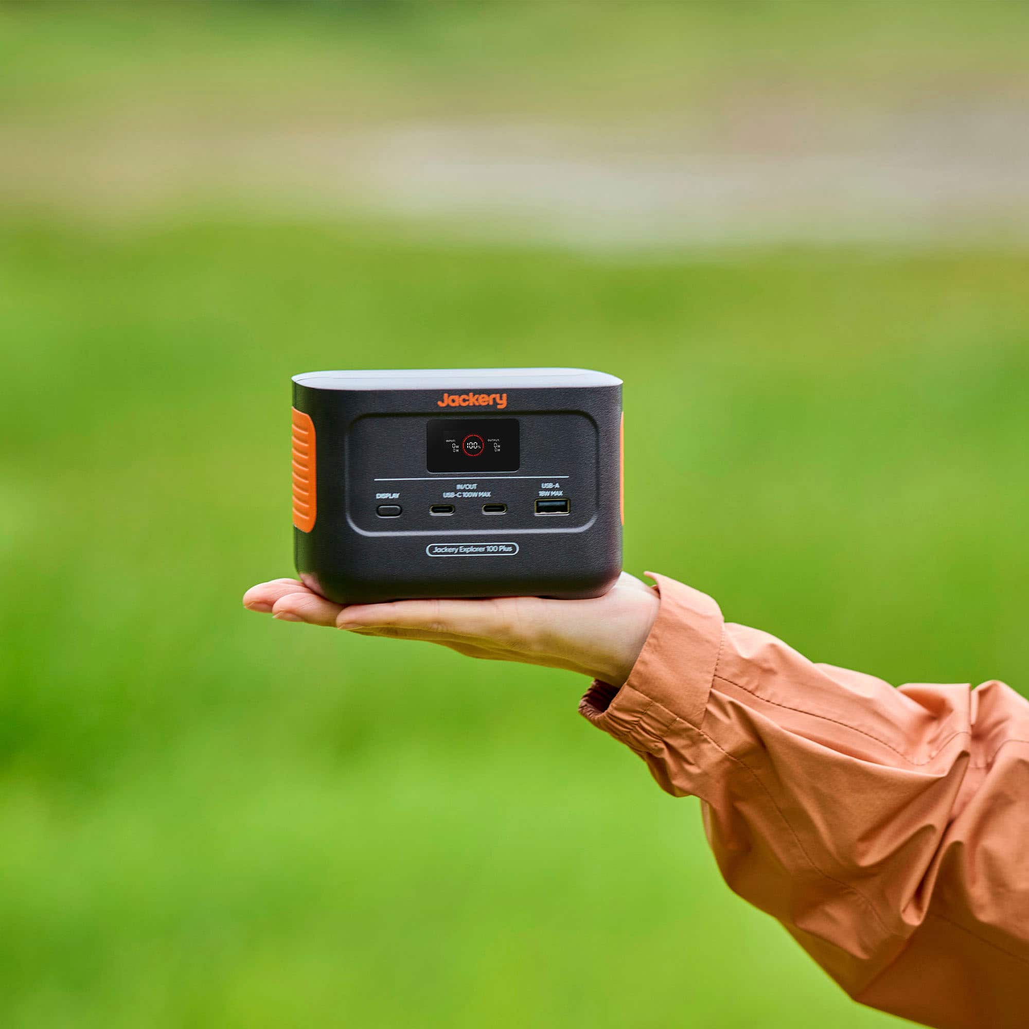 Alt View 16. Jackery - Explorer 100 Plus Portable Power Station (99 Wh Capacity) - Black.