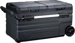 NewAir - Refurbished 80 Quart Portable 12v Electric Cooler - Black