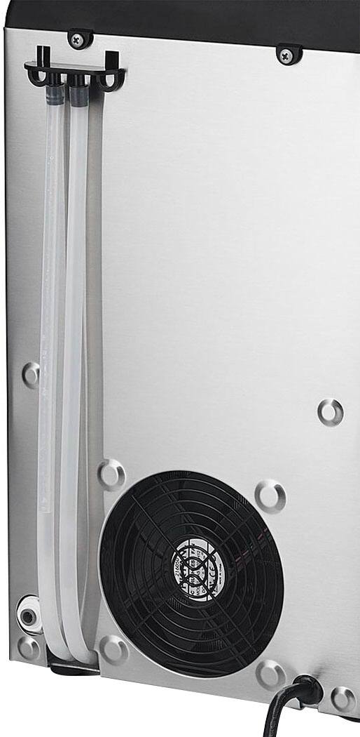 Alt View 11. NewAir - Factory Refurbished 45 lbs. Portable Countertop Clear Ice Maker with FrozenFall Technology - Stainless Steel.