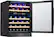 Alt View 15. NewAir - Factory Refurbished 24” Built-in 46 Bottle Dual Zone Compressor Wine Fridge - Black.