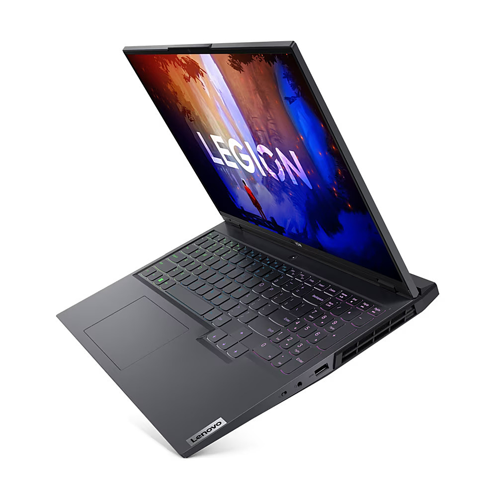 Best Buy: Lenovo Legion 5 Pro 16 WQXGA Laptop AMD Ryzen 7 6800H GeForce  RTX 3070 Ti 16GB RAM 1TB SSD W11H Refurbished Storm Grey 82RG001MUS