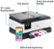 Alt View 18. HP - OfficeJet Pro 8139e Wireless All-In-One Inkjet Printer with 12 months of Instant Ink Included with HP+ - White.