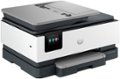 Left. HP - OfficeJet Pro 8139e Wireless All-In-One Inkjet Printer with 12 months of Instant Ink Included with HP+ - White.