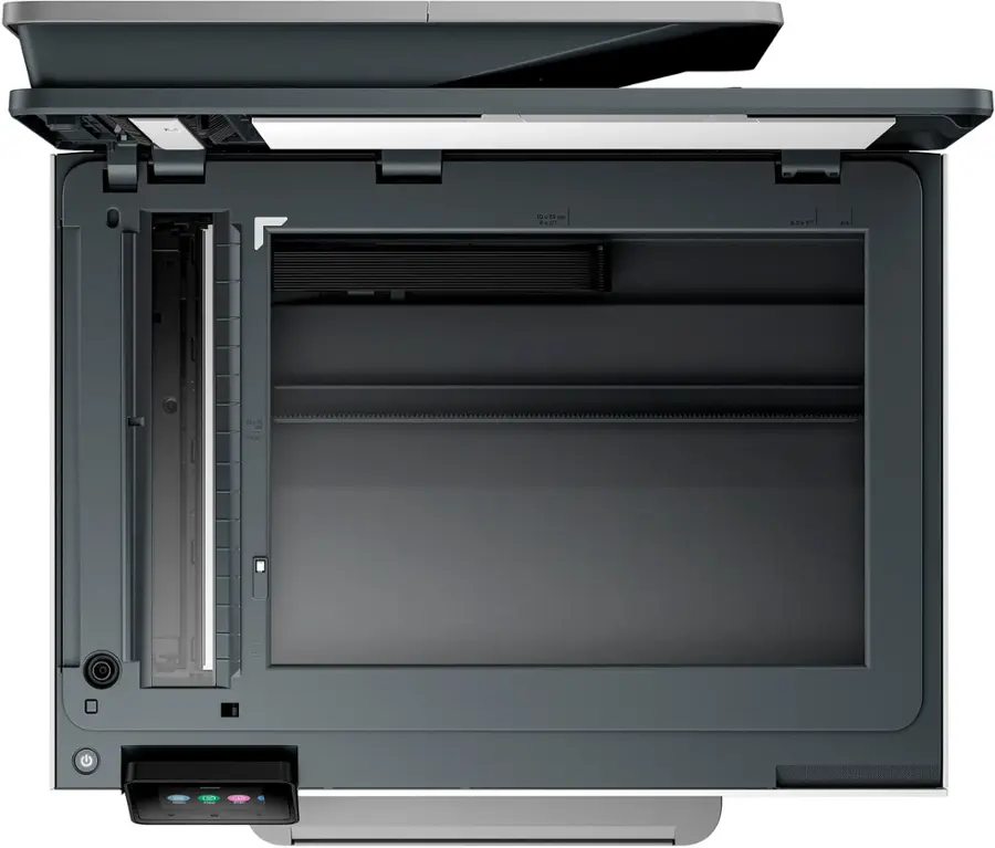Alt View 14. HP - OfficeJet Pro 8135e Wireless All-In-One Inkjet Printer with 3 Months of Instant Ink with HP+ (+ 1 Bonus Month w/ Code) - White.