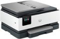 Left. HP - OfficeJet Pro 8135e Wireless All-In-One Inkjet Printer with 3 months of Instant Ink Included with HP+ - White.