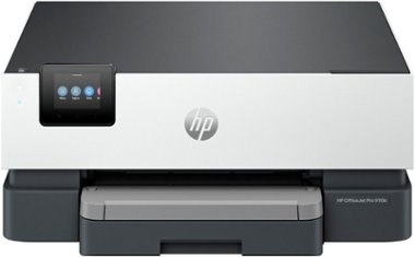 HP - OfficeJet Pro 9110b Wireless  Inkjet Printer - White - Front_Zoom