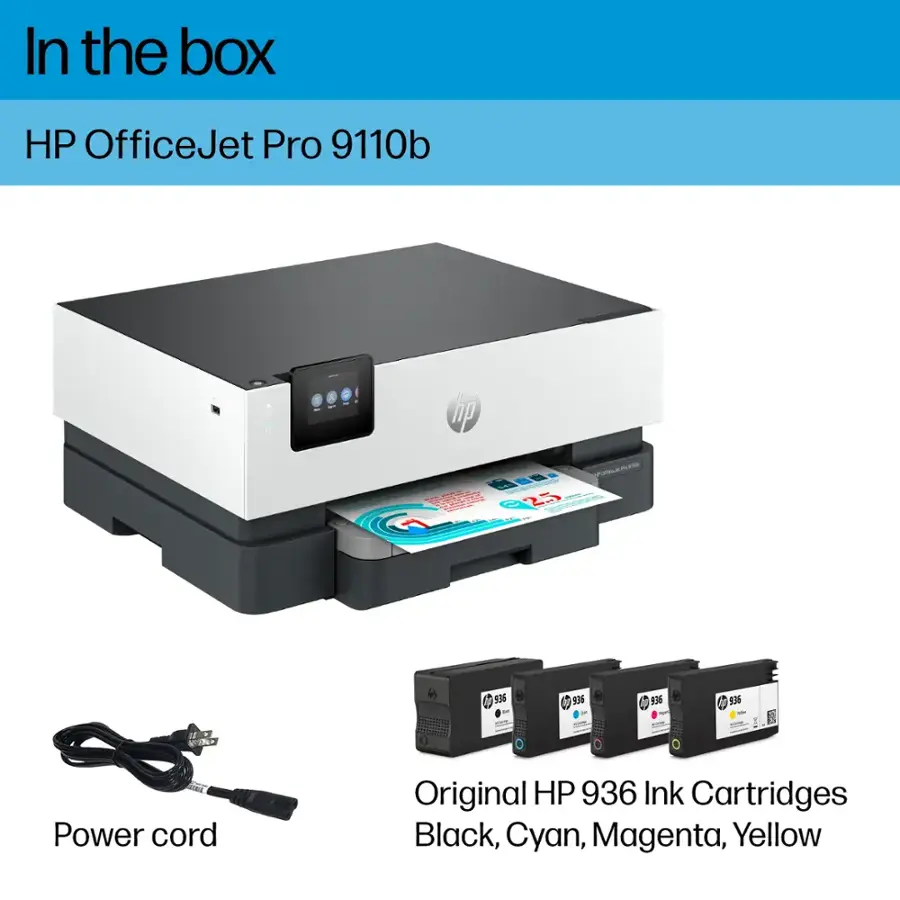 I R - - mp n - 1F e   S5 - asdian S I 25 S   HP OfficeJet Pro 9110b 00 936 -a 0p 936 Nom n 1 936 wi  ACRIA Power cord HP 936 Ink Cartridges