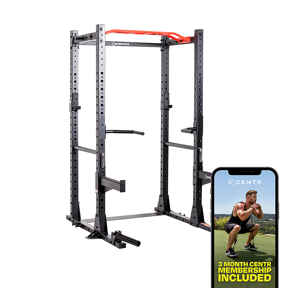 Angle View: Inspire Fitness FPC1 Full Power Cage - Black