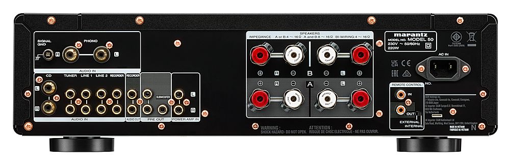 Marantz MODEL 50 70W 2-Ch. Stereo Integrated Amplifier Black MODEL50 - Best  Buy