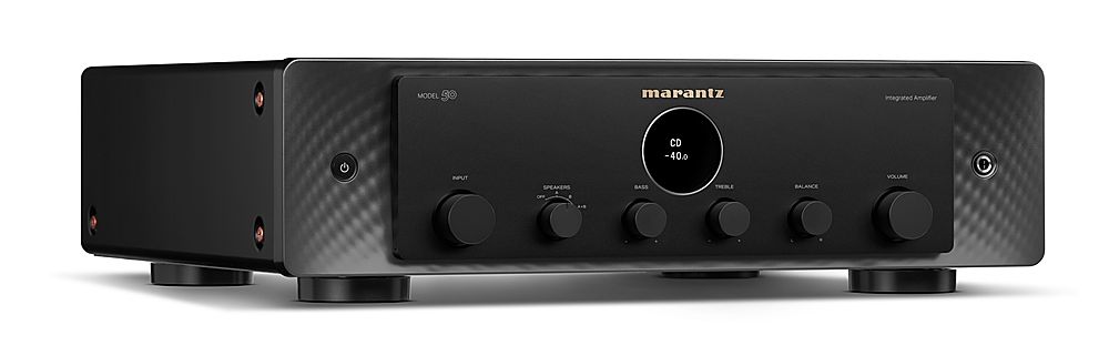 Left View: Marantz - MODEL 50 70W 2-Ch. Stereo Integrated Amplifier - Black