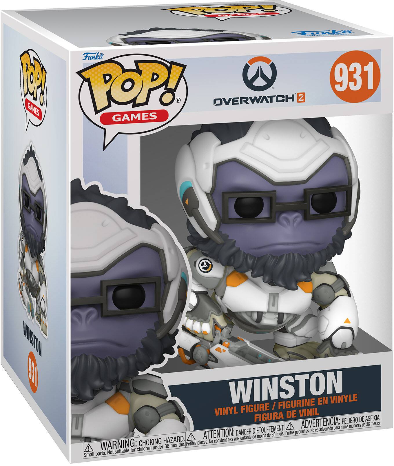 Angle. Funko - POP! Games: Overwatch 2- Winston.
