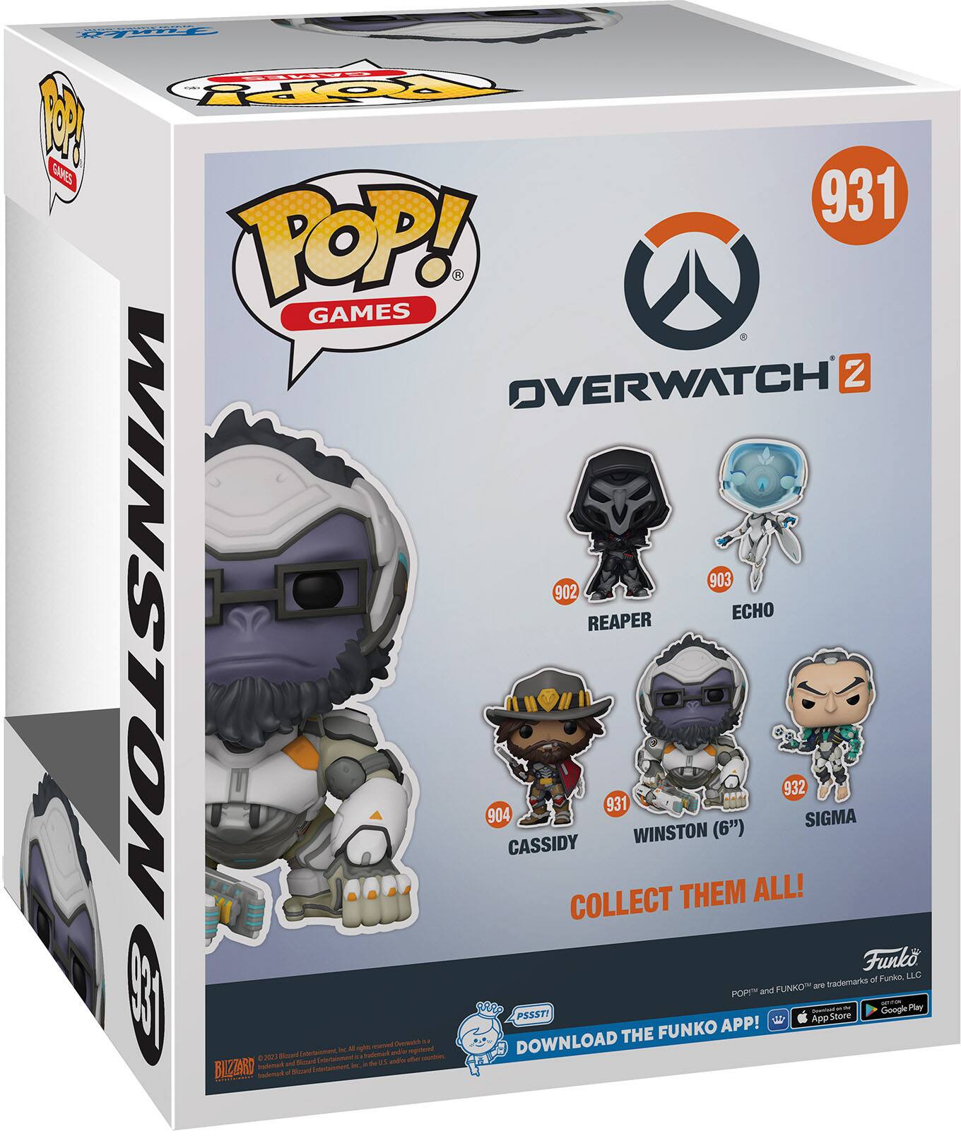 Left. Funko - POP! Games: Overwatch 2- Winston.