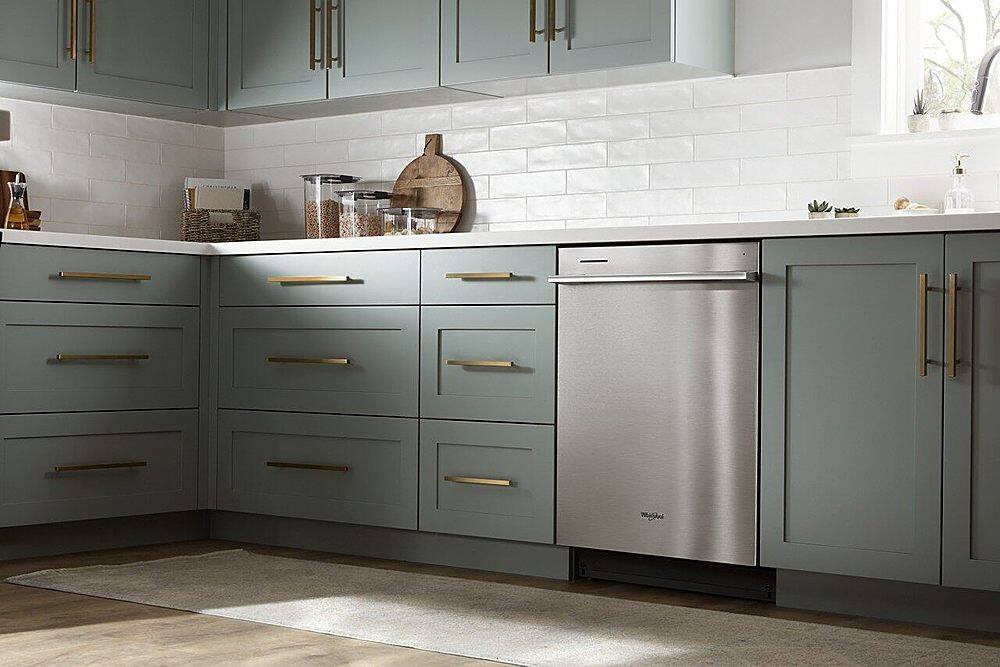 Alt View 16. Whirlpool - Top Control Built-In Stainless Steel Tub Dishwasher with 41 dBa - Stainless Steel.