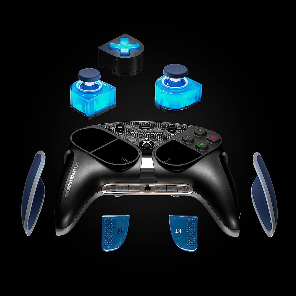 Alt View 12. Thrustmaster - eSwap X LED Crystal Pack for Xbox One, Xbox X|S, PC - Blue.