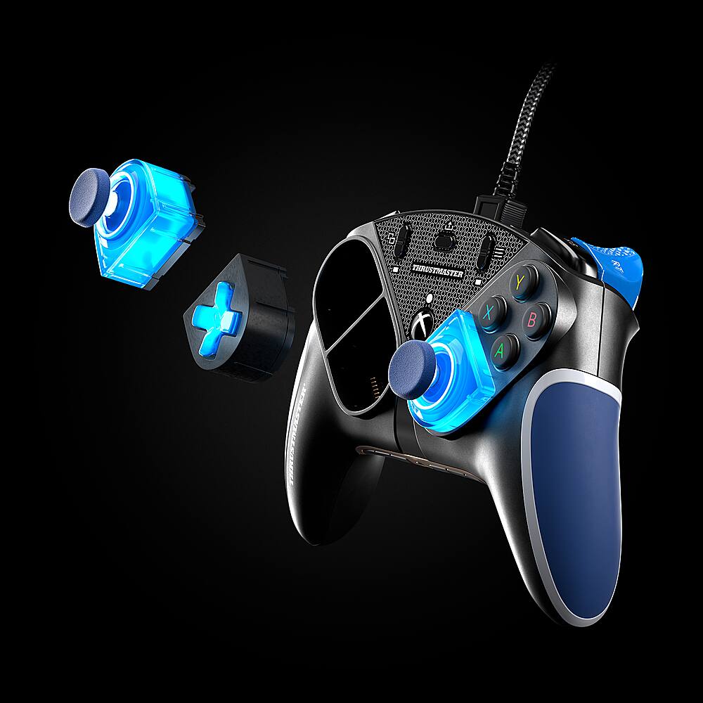 Alt View 14. Thrustmaster - eSwap X LED Crystal Pack for Xbox One, Xbox X|S, PC - Blue.