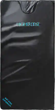 Front. HigherDose - Infrared Sauna Blanket - Black.