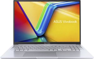 ASUS VivoBook 16" Laptop - AMD Ryzen 9 7940HS  with 16GB RAM - 1TB SSD - Cool Silver - Front_Zoom
