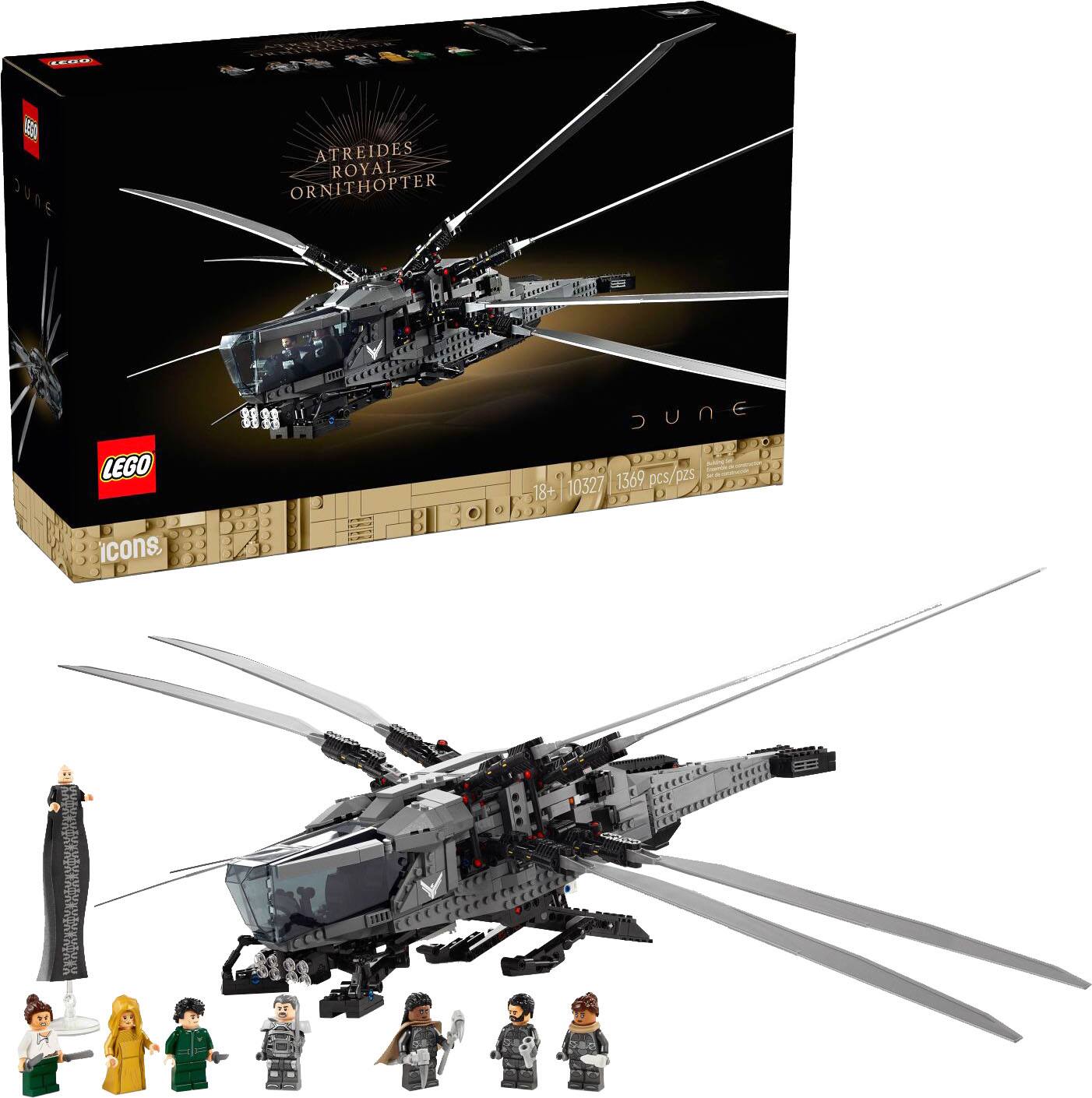 LEGO - Icons Dune Atreides Royal Ornithopter Build and Display Set 10327