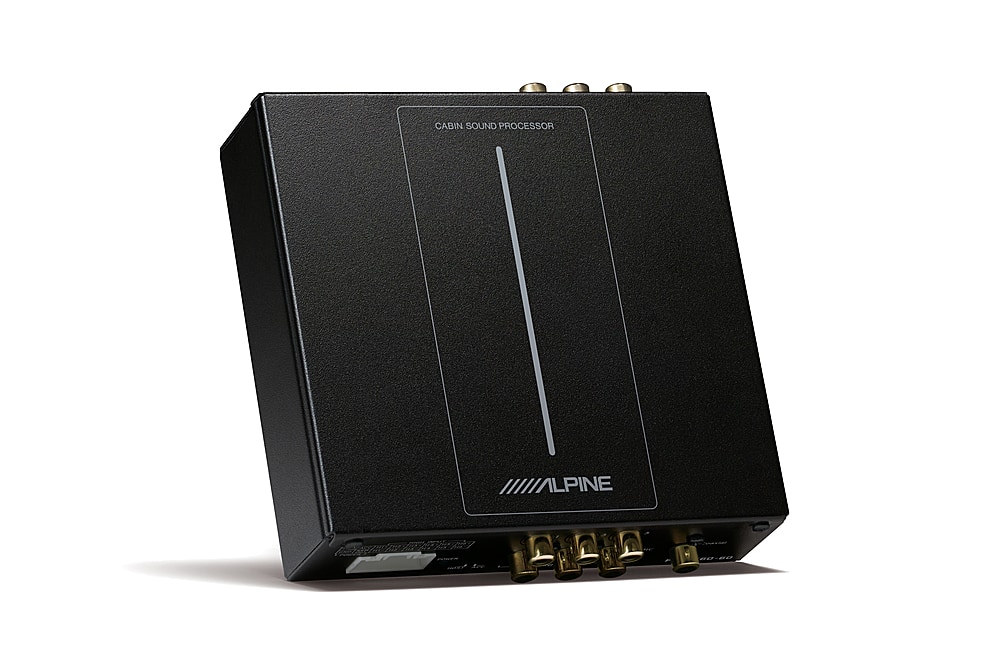 Angle. Alpine - OPTIM 6 6-Channel Sound Processor with Automatic Sound Tuning - Black.